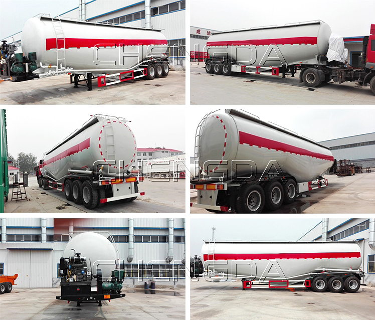 cement semi trailer